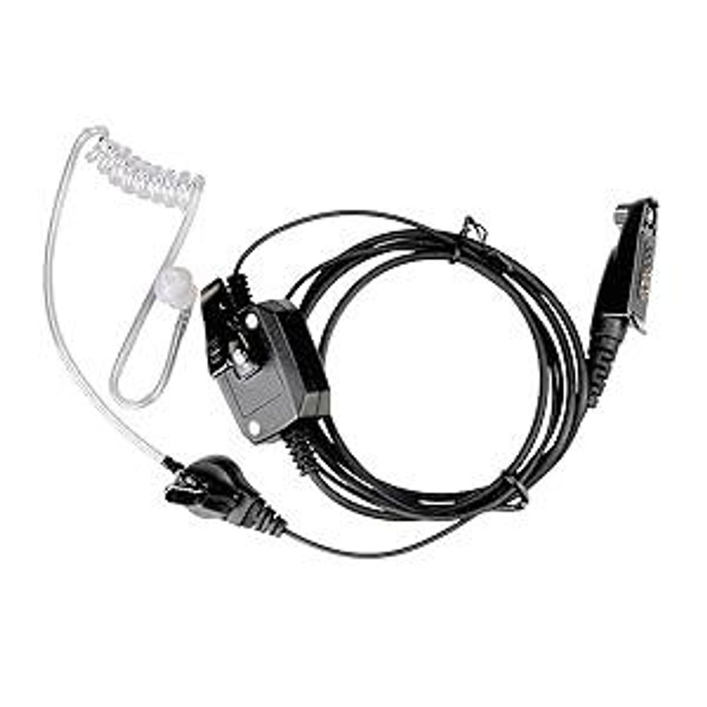 Retevis EA110M Funkgerät Headset IP66 Wasserdichtes Ohrhörer Verdeckter Luftschlauch Kopfhörer Kompatibel mit Ailunce HD1 DMR Radio RT648 RT82 RT87 RT29 RT647 RT83 Walkie Talkies (1 STK.)