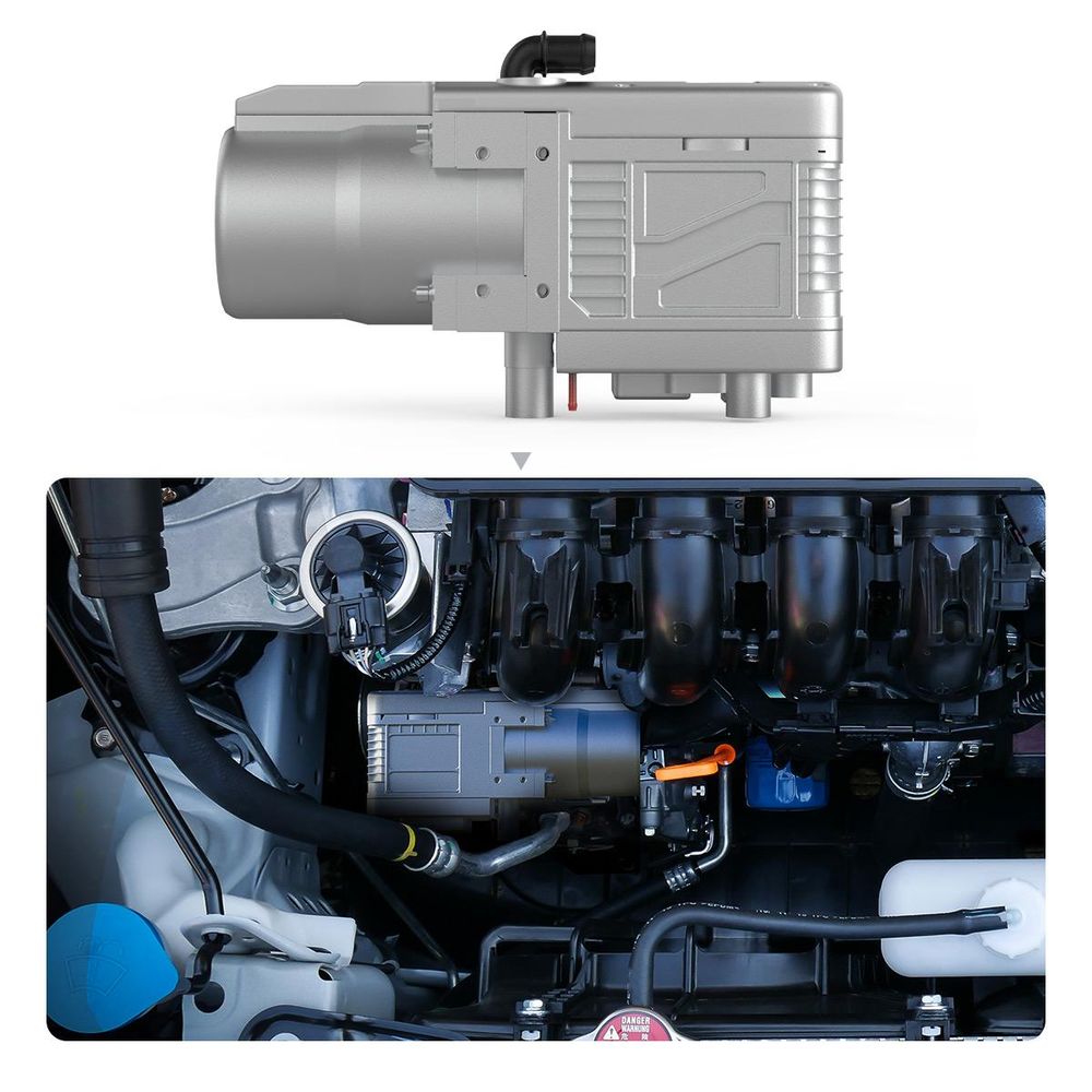LQ1 12V Diesel Flüssigvorwärmer, Standheizung mit LCD, zweiseitiger Fernbedienung, Kühlwasservorwärmer für Wohnmobil, LKW, Camper Van, Boot, Auto