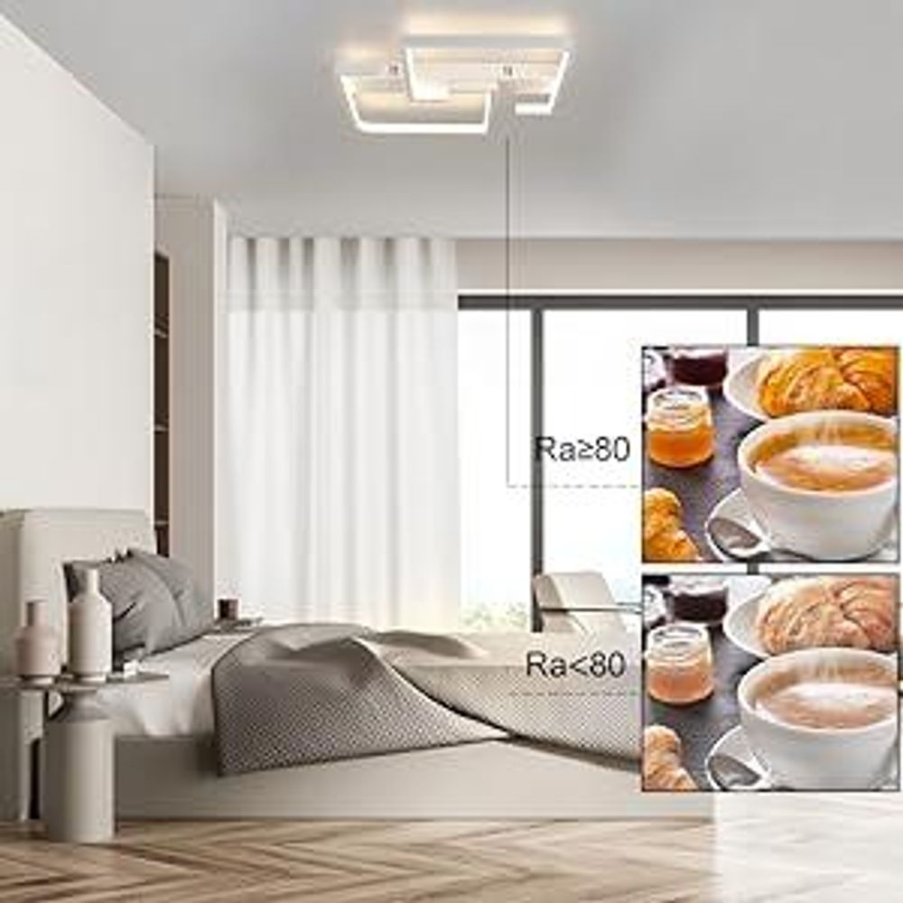 ZMH stropné svietidlo LED stropné svietidlo stmievateľné Moderné svietidlo do obývačky biele 35 W z hliníka do spálne kuchyne obývačky pracovne chodby balkóna s diaľkovým ovládaním zmena farby
