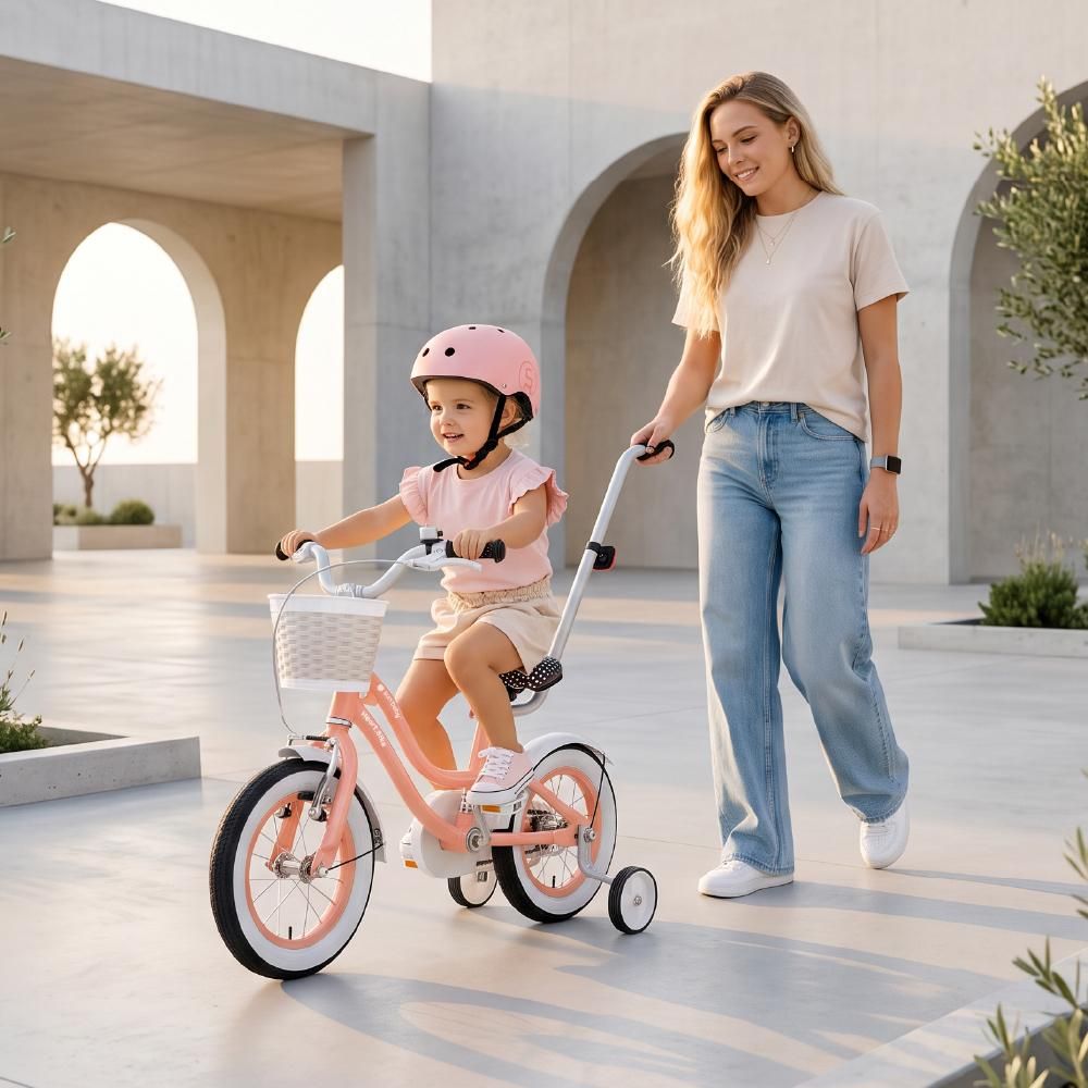 Bicicletta per bambini 12 pollici 2-4 anni albicocca Sun Baby
