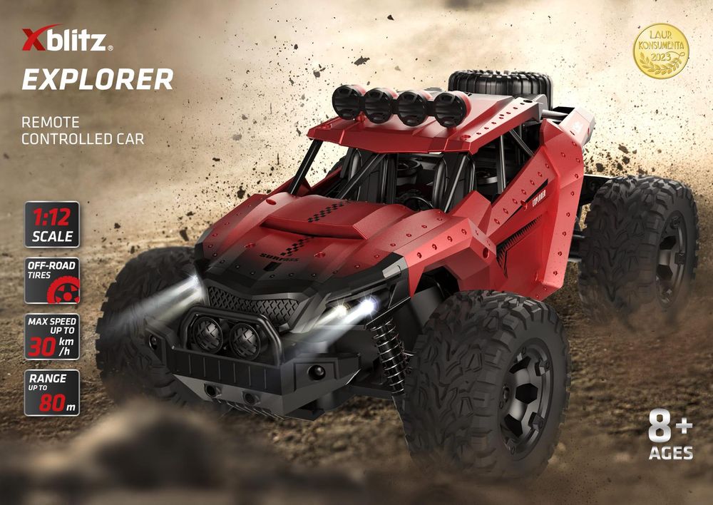 Xblitz Explorer RC Auto – Offroad-Rennwagen mit bis zu 30 km/h
