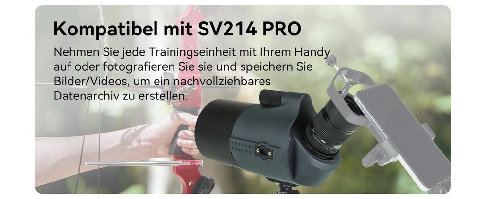 Svbony SV41Pro Mak Spektiv, 28-84X80 FMC Dual Speed Fokus, Kompatibel mit WLAN Kamera, Wasserdichtes Fernrohr Monokular Sportschützen Vogelbeobachtung