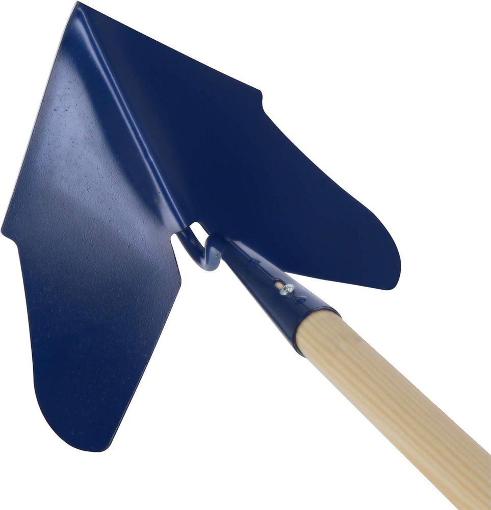 KADAX Häufler, Kartoffelhäufler aus Metall, Handpflug mit 168 cm langem Stiel, Häufelpflug für Garte