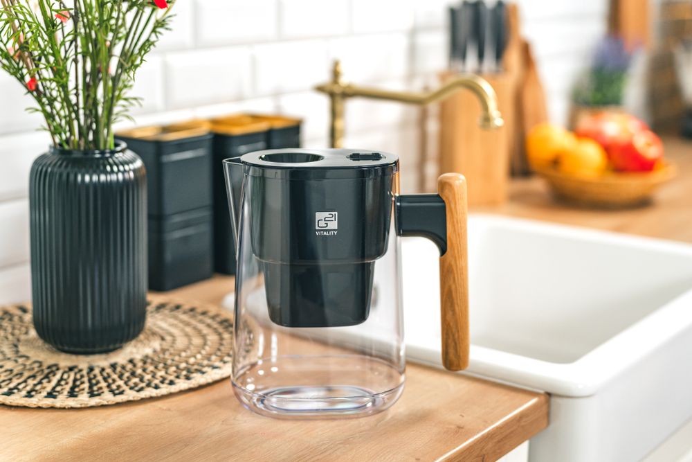 Kristallklares Wasser mit der Filterkanne G21