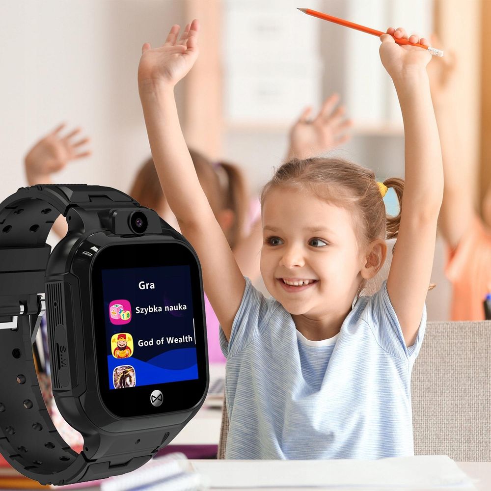 Forever Smartwatch für Kinder GPS WiFi Kids See Me! 3 KW-320 schwarz