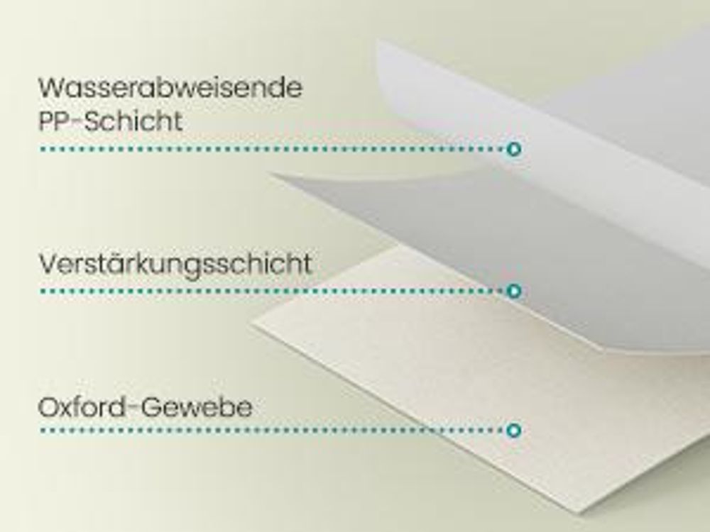 Wäschekorb 2 Fächer, Bambus, Wäschesammler 100 L, mit Ablage