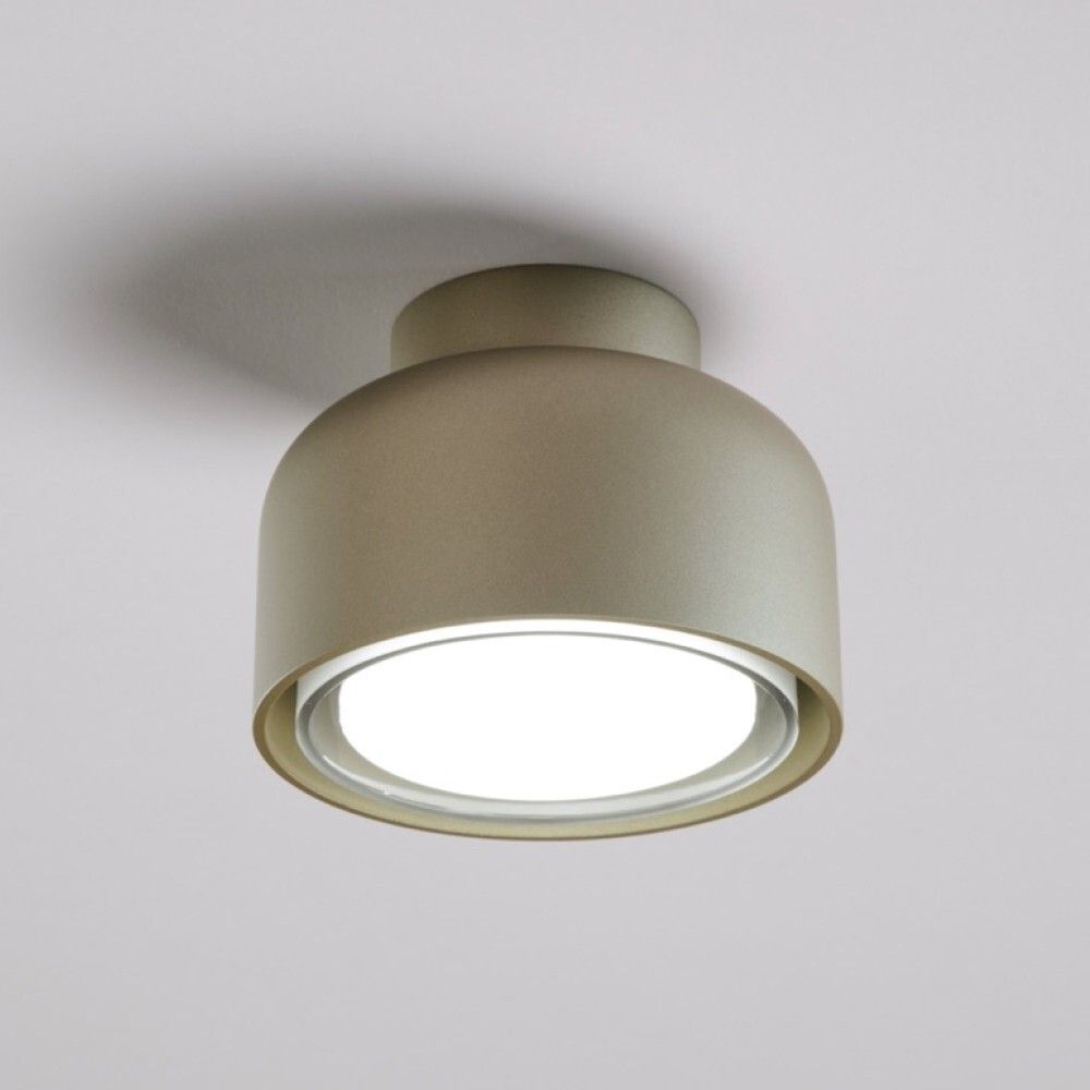 Moderne BOTTONE Deckenleuchte aus Sabbia 1xGX53 Aluminium