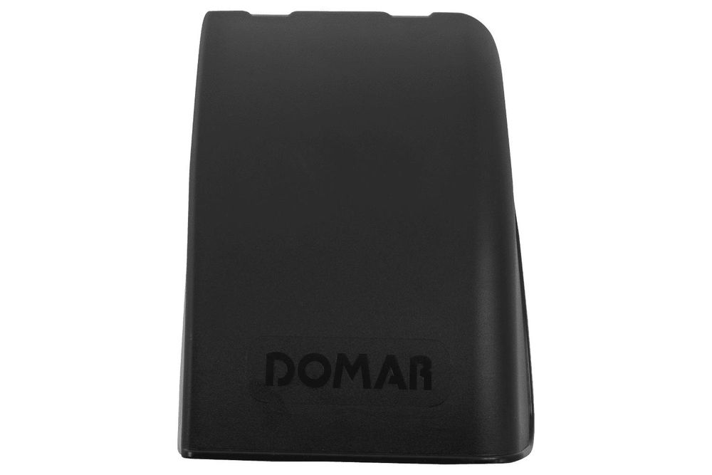 DOMAR D20110 Einzelkotflügel 10-13 Zoll aus Kunststoff für Pkw-Anhänger 610x180 mm als flacher schwarzer Radkasten