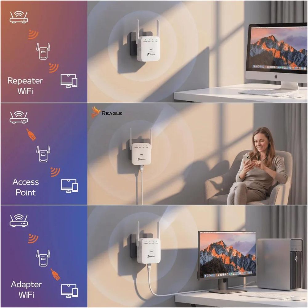 Reagle RYWS5 – Repeater, Access Point und WLAN-Adapter in einem Gerät