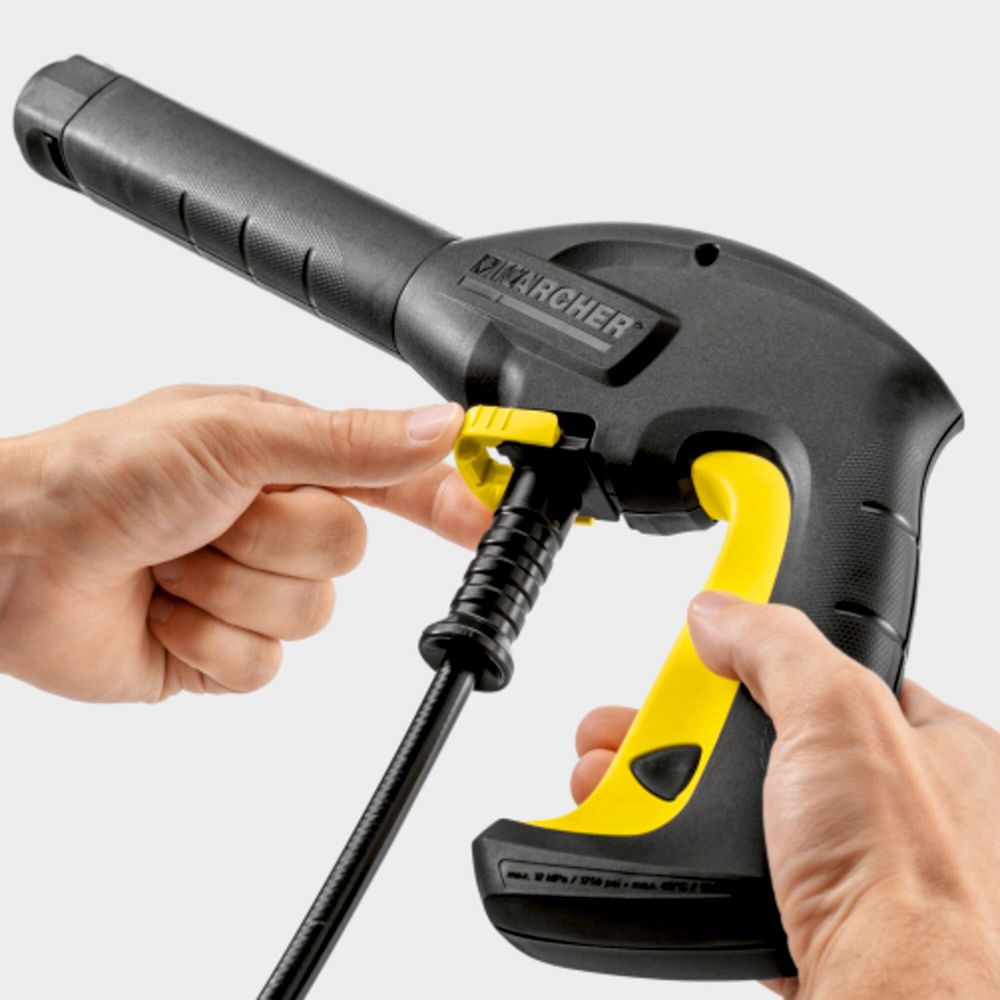 Rychlé připojení hadice k tlakové myčce Kärcher K 2 Premium. 1.673-538.0
