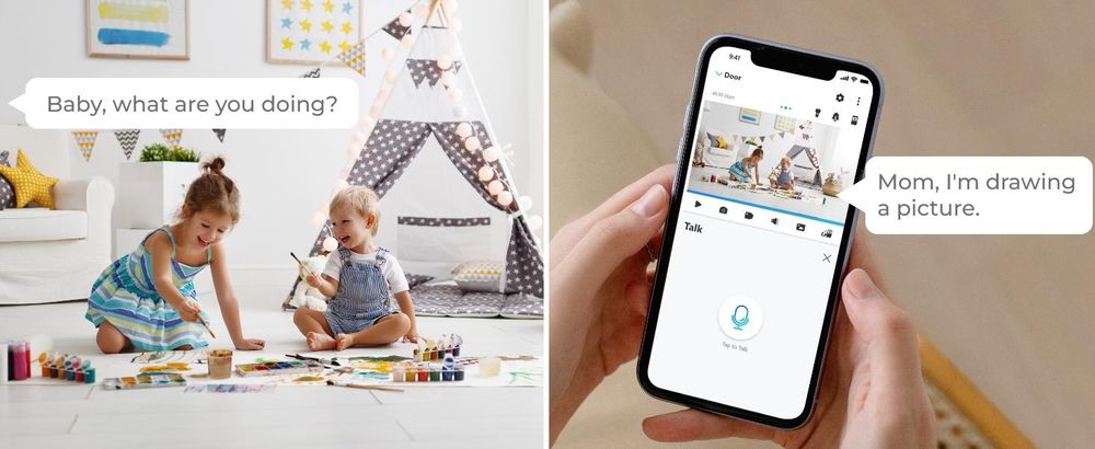 Reolink E1 Zoom, wewnętrzna kamera bezpieczeństwa Wi-Fi 4K 8 MP PTZ, automatyczne śledzenie, 3-krotny zoom optyczny, dwuzakresowe Wi-Fi 6, wykrywanie ludzi/zwierząt/odłamków, czarna