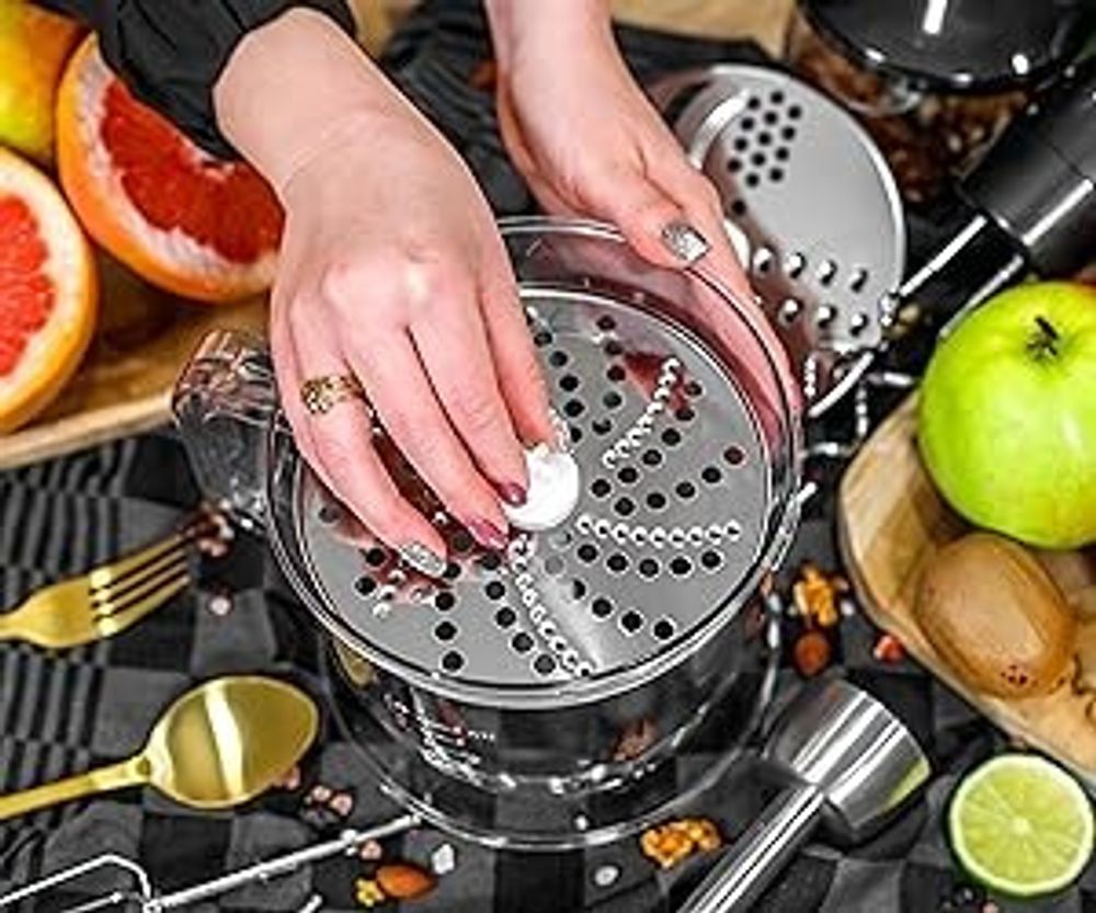 Stabmixer TURBO 1200W LEHMANN Edelstahl Mixer Mixstab Pürierstab Quirl, Rührhaken SET 9in1