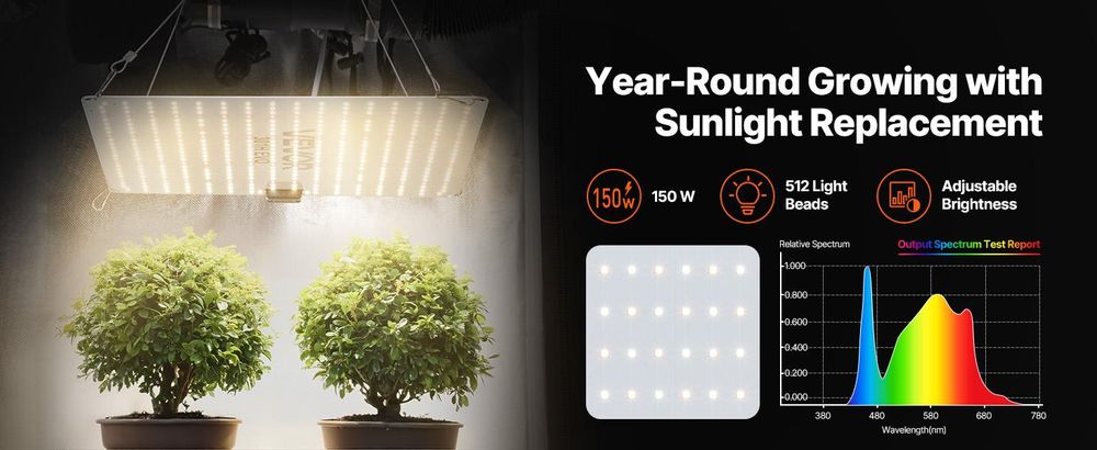 VEVOR Indoor-Grow-Zelt-Set, 100 x 100 x 200 cm, Indoor-Pflanzenzelt mit Vollspektrum-LED-Wachstumslicht & Belüftungssystem, 600D hochreflektierendes Mylar, Wachstumszelte für Blumen und Gemüse, 80x80x180 cm