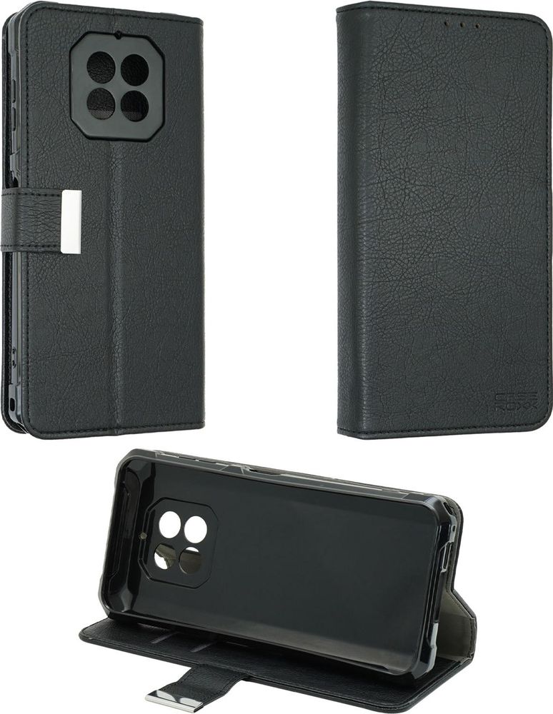 caseroxx Handy Hülle Tasche kompatibel mit Cubot KingKong ES 3 Bookstyle-Case Wallet Case – Frontalansicht