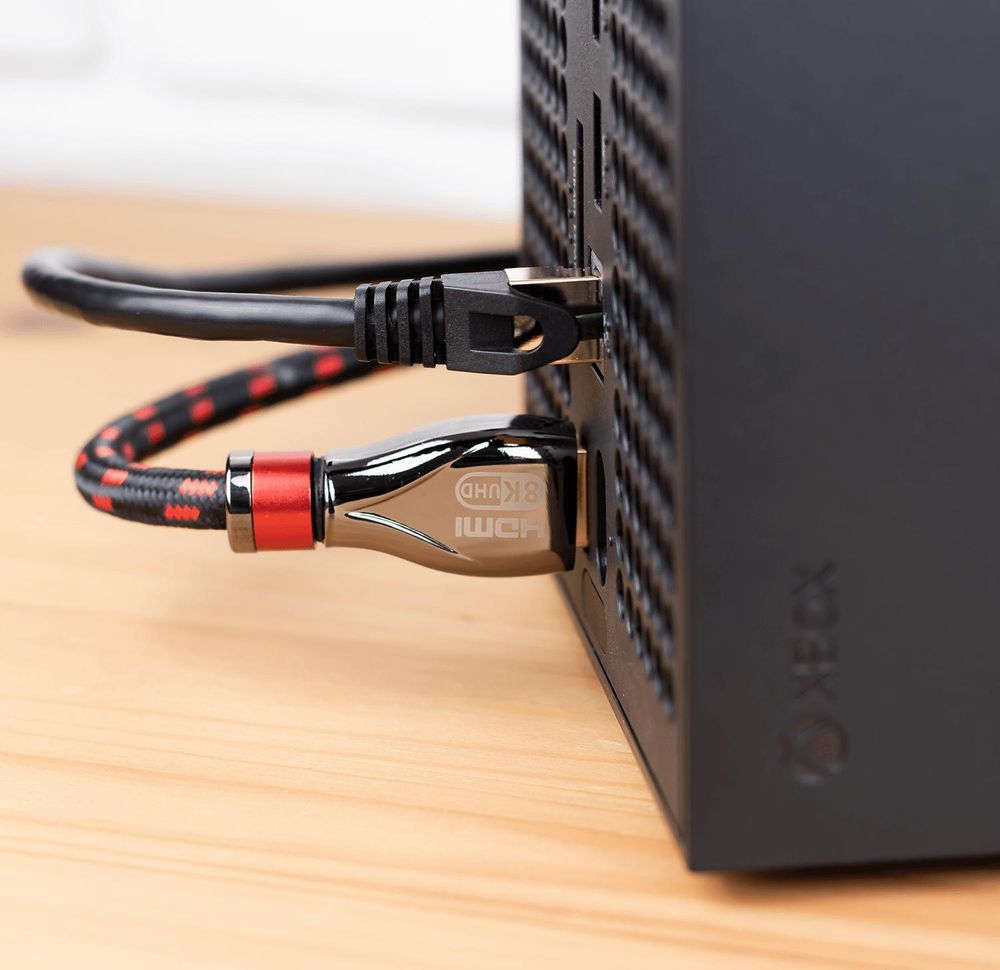 Netzwerkkabel 5m Cat 8 Ethernet Kabel LAN Kabel RJ45 40Gbps 2000MHz S FTP für Internet Gaming PC Laptop Router PS5 Xbox Schwarz Reagle