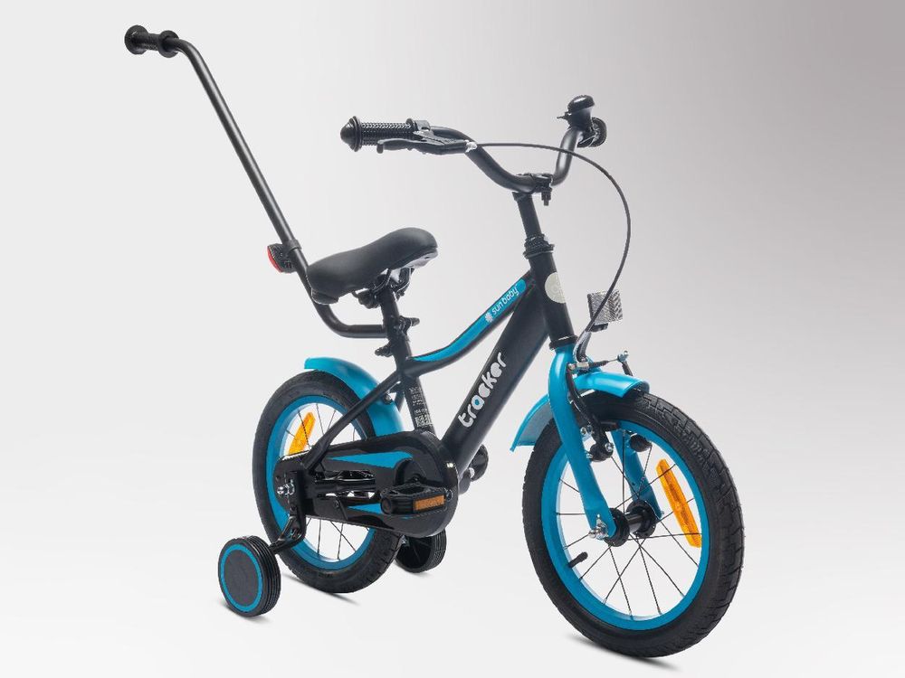 Sun Baby Tracker bike Vélo d'enfant pour garçon 16 pouces bleu fluo