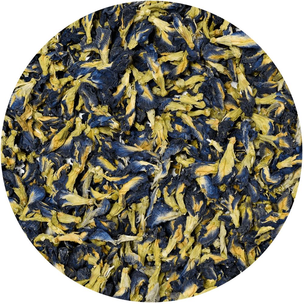 Getrockneter Mary Rose <b>Butterfly</b> Pea Tea – intensive blaue Blüten