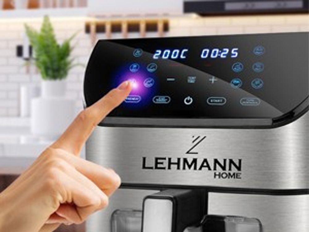 Lehmann LHODF-1880C, Heißluftfritteuse, 8 l, 76 °C, 200 °C, 60 min, Einzelbild