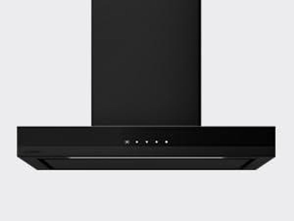 Klarstein Velaire Dunstabzugshaube 90 cm - A++ , 595 m³/h, Touch-Bedienung, LED, leise, Wandhaube, Aluminium- & Aktivkohlefilter, Schwarz