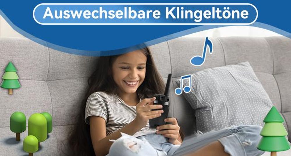 Retevis RT628 Walkie Talkie, Geschenke für Kinder ab 4-12 jahre, mit Taschenlampe VOX, DCS/CTCSS, Funkgerät für Camping Familienspiel