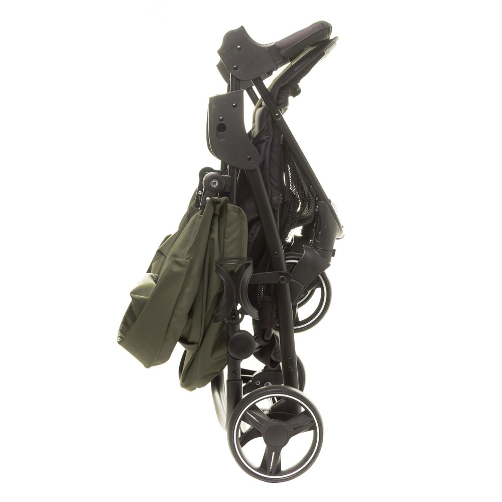 4Baby | Kinderwagen - Buggy Kinderwagen - Khaki - Kompakt - Liegeposition - Geländetauglich - Leichtgewicht - bis zu 22 kg - Rapid