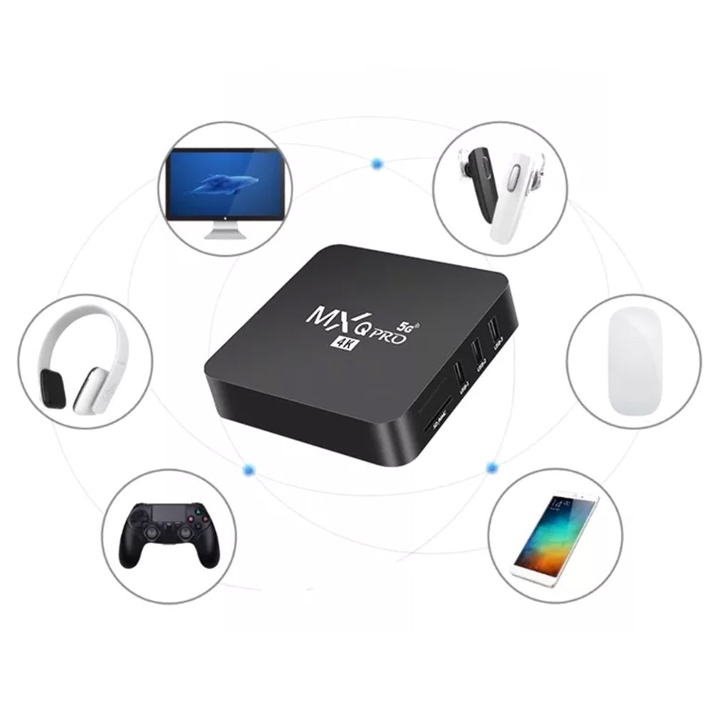 Tv Box Android Set 8GB Smart Media Player Quad Core Streaming Tv Set Top Box Android 4x1.5Ghz H.265 WiFi Ethernet Full HD HDMI mit TV Fernbedienung Retoo