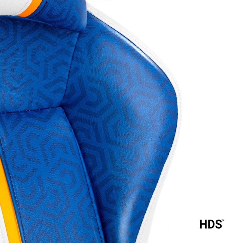 Diablo X-One 2.0 Gaming Stuhl Bürostuhl Schreibtischstuhl Verstellbare Armlehnen Ergonomisches Design Nacken/-Lendenkissen Aqua Blue Small