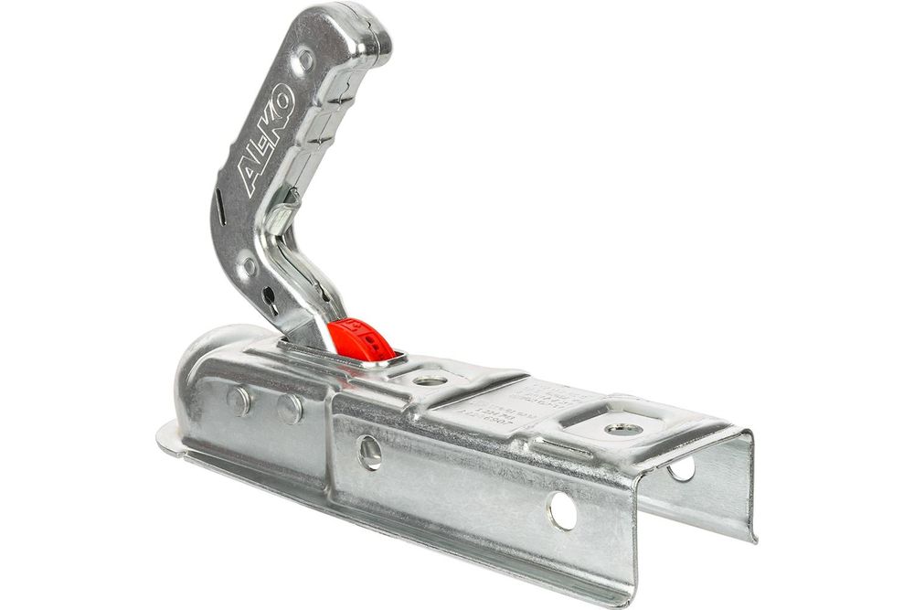 AL-KO Kugelkupplung AK7, 750 kg, Vierkantdeichsel 60 mm, Stützlast 75 kg, Stahl, Sicherungsanzeige, für Deichsel, PKW-Anhänger