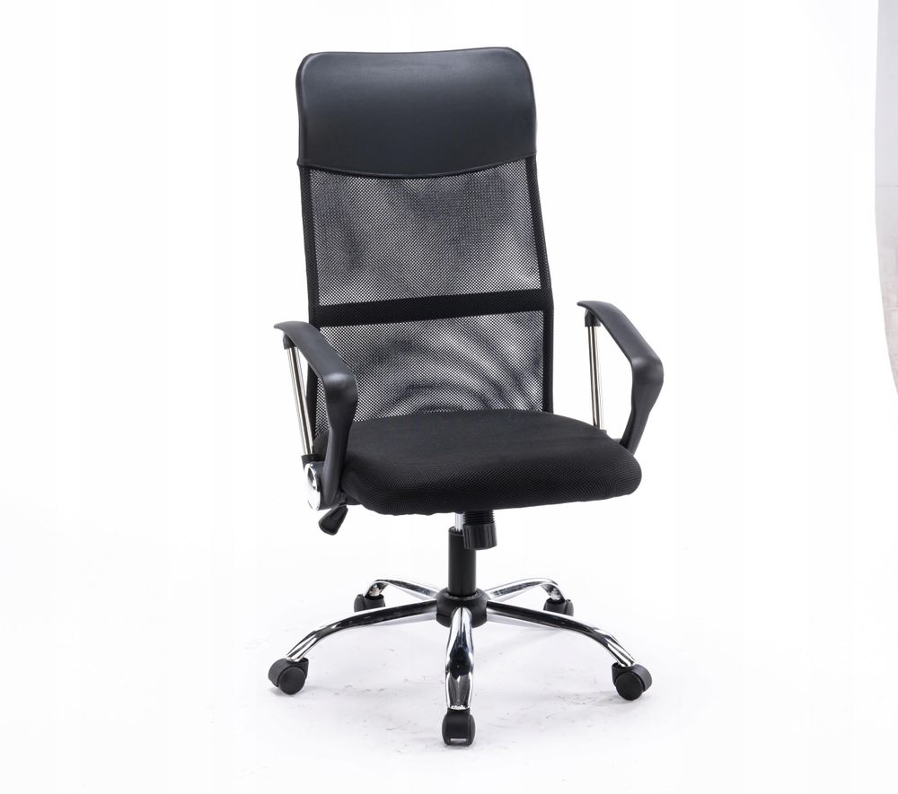 Fotel biurowy SŁAWEK, krzesło biurowe obrotowe, ergonomiczne, wzmocniona