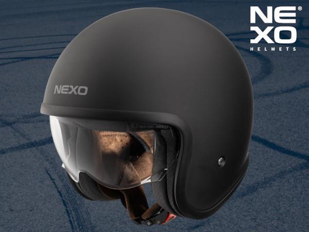 Nexo Jethelm Urban Style II – Thermoplast, Innenvisier, ECE 22/06