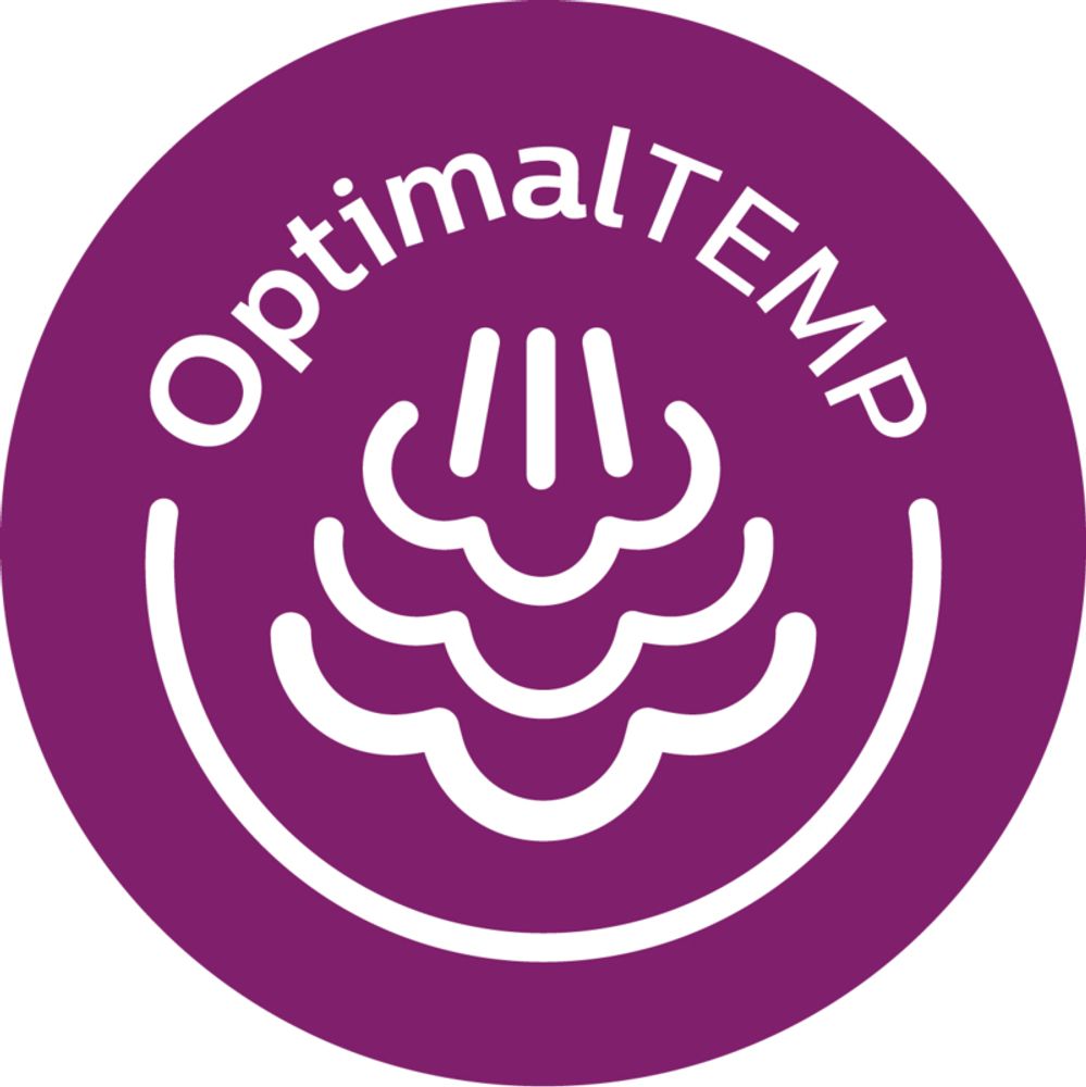OptimalTEMP Technologie, keine Temperatureinstellung erforderlich