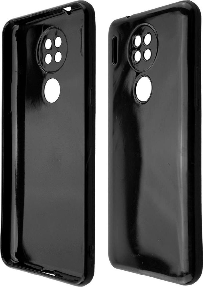 caseroxx Schutz-Hülle TPU-Hülle kompatibel mit Blackview A80 / A80s, Gummi Handy Tasche schwarz