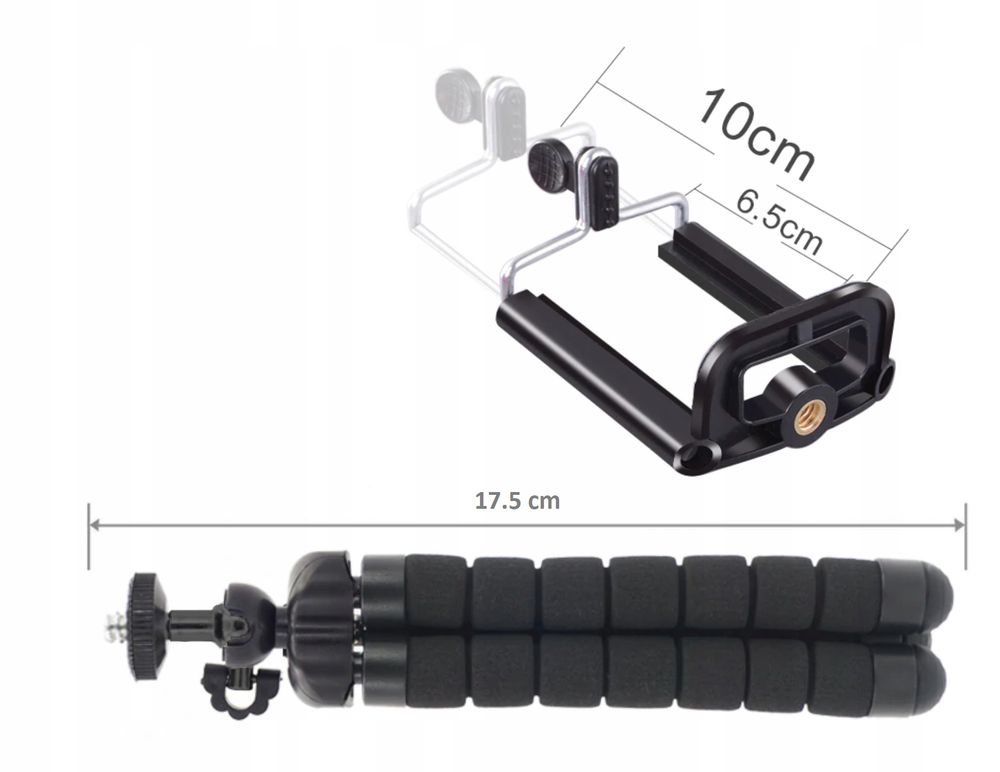 Handy Stativ Flexibel Kamera Dreibeinstativ Reise Wasserdicht Mini Halter Ständer Smartphone Apple Samsung Sony Xperia Outdoor Tripod Octopus Retoo