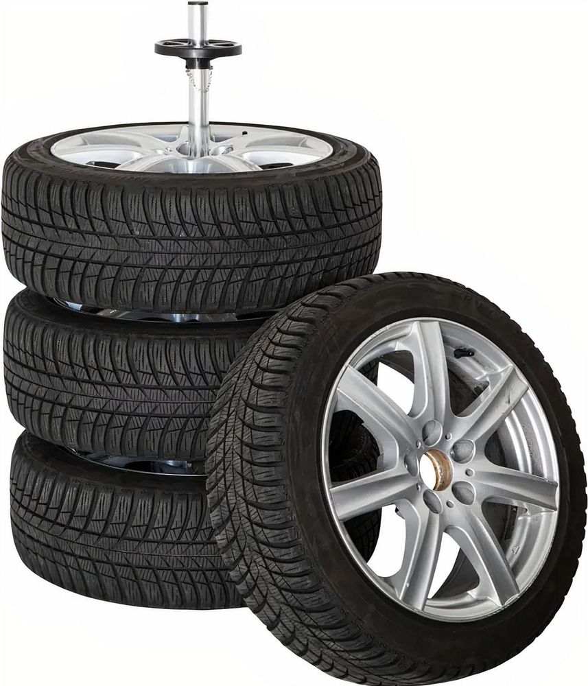 LUXTOM | Felgenbaum, für 4 PKW-Felgen oder Reifen, 100kg, bis Reifenbreite 225 mm, Reifenständer, Reifenbaum