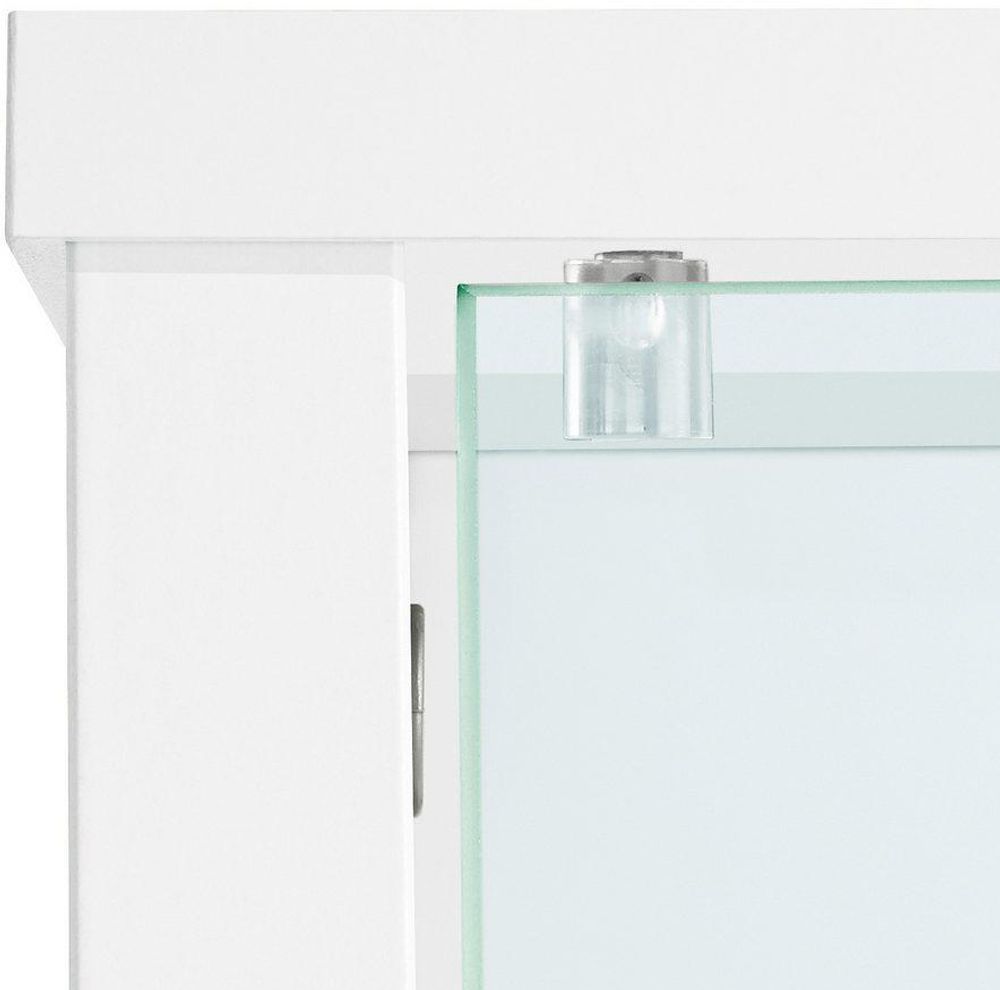 freiraum Glasvitrine OPTIMA – Standvitrine mit Glastüren und 7 Einlegeböden