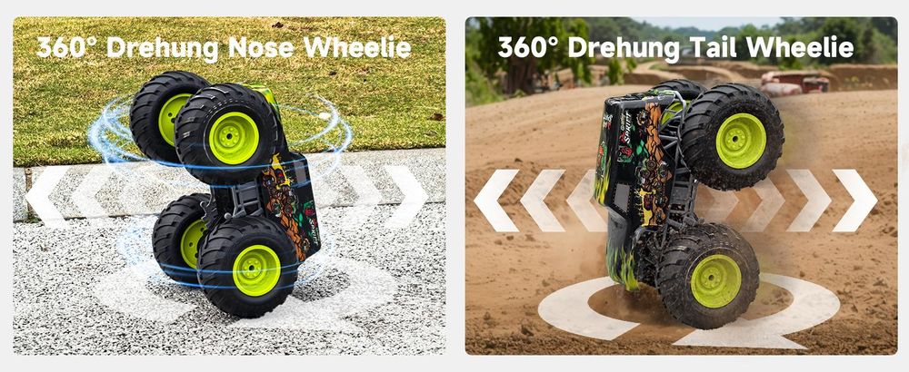2,4 GHz Auffälliges Design monstertruck mit LED Lichtern