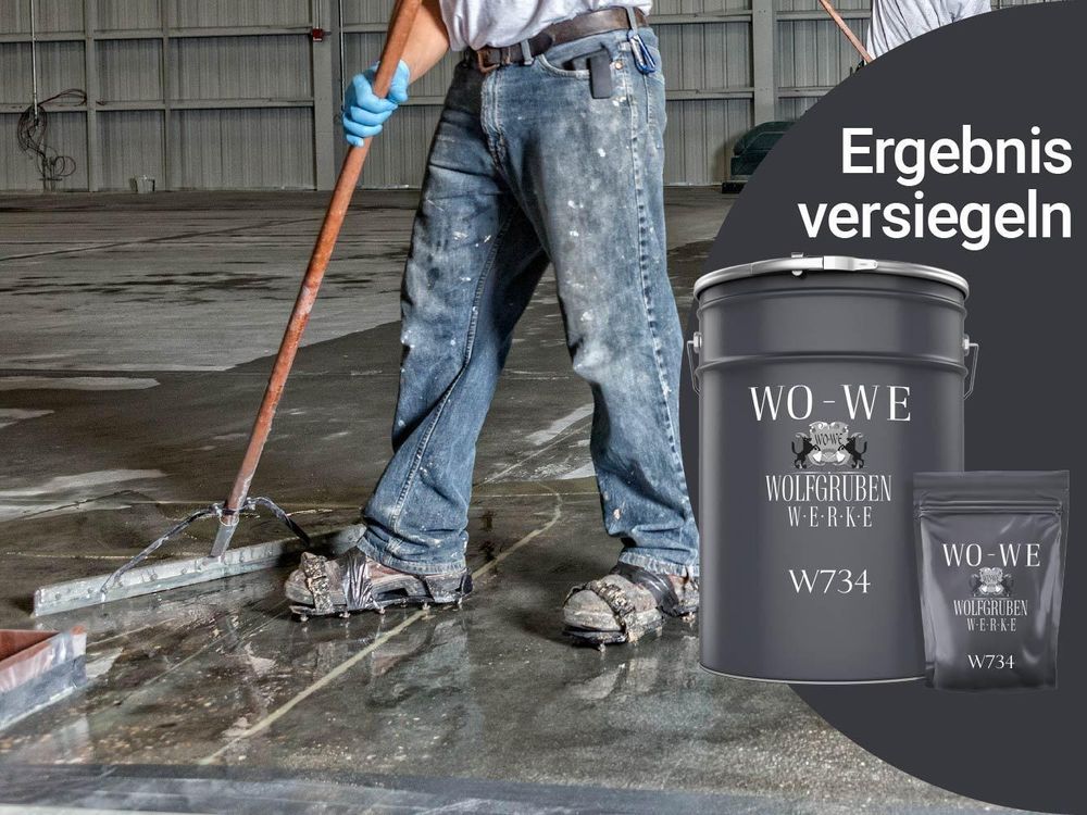 Ergebnis versiegeln – WO-WE W734 Versiegelung wird aufgetragen