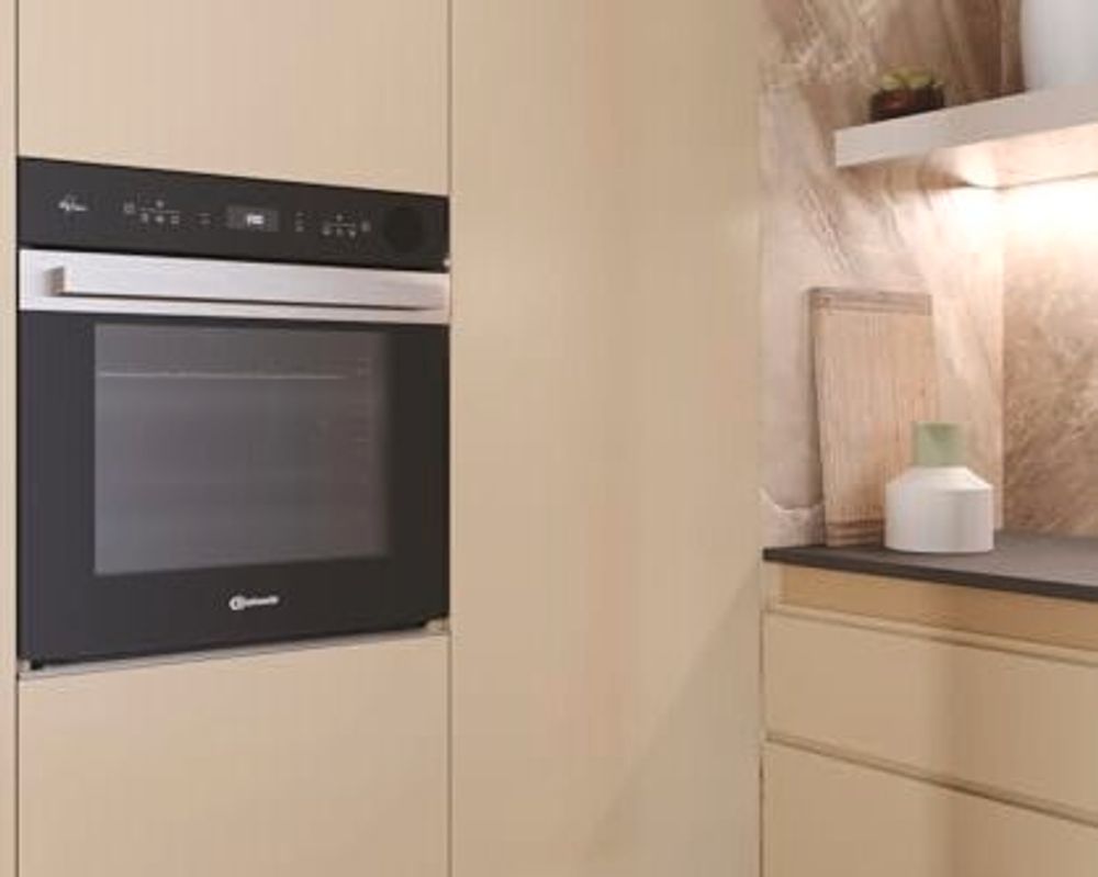 Bauknecht BIK5S DP8F2 ES Pyrolyse Backofen Schwarzes Glas