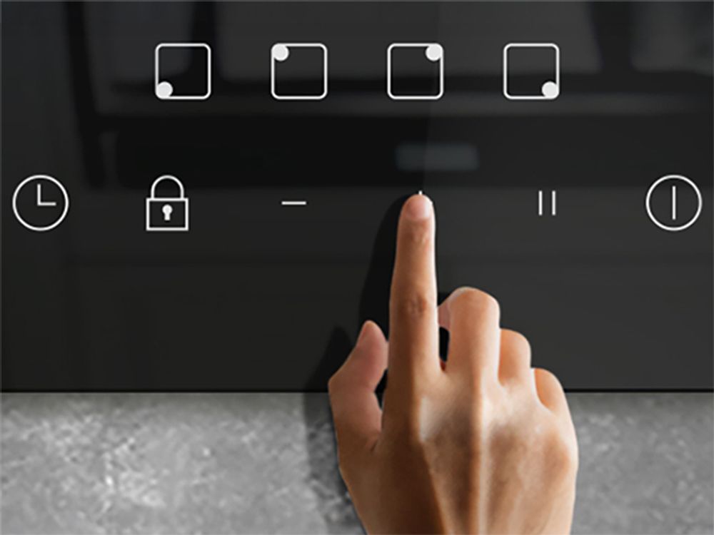 TouchSelect-Steuerung des autarken Induktionskochfeldes IH85900RL