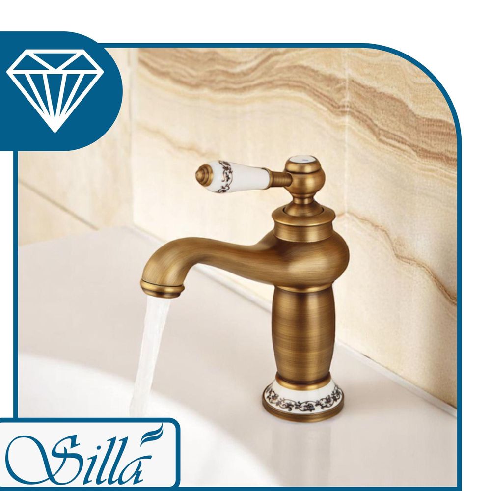 Silla, Gold, Armatur, Bad, Spültischarmatur, Wasserhahn Bad, Wasserhahn, Messing