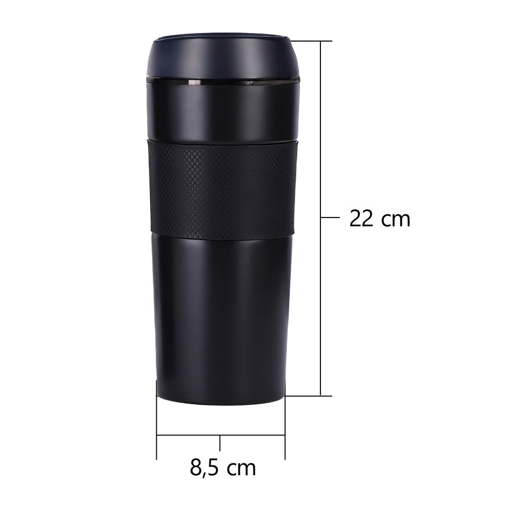 Isolierbecher Travel Mug Thermobecher 400 ml, auslaufsicher Vakuum Edelstahl BPA-frei, für Kaffee unterwegs, 12h Warm 24h Kalt Retoo