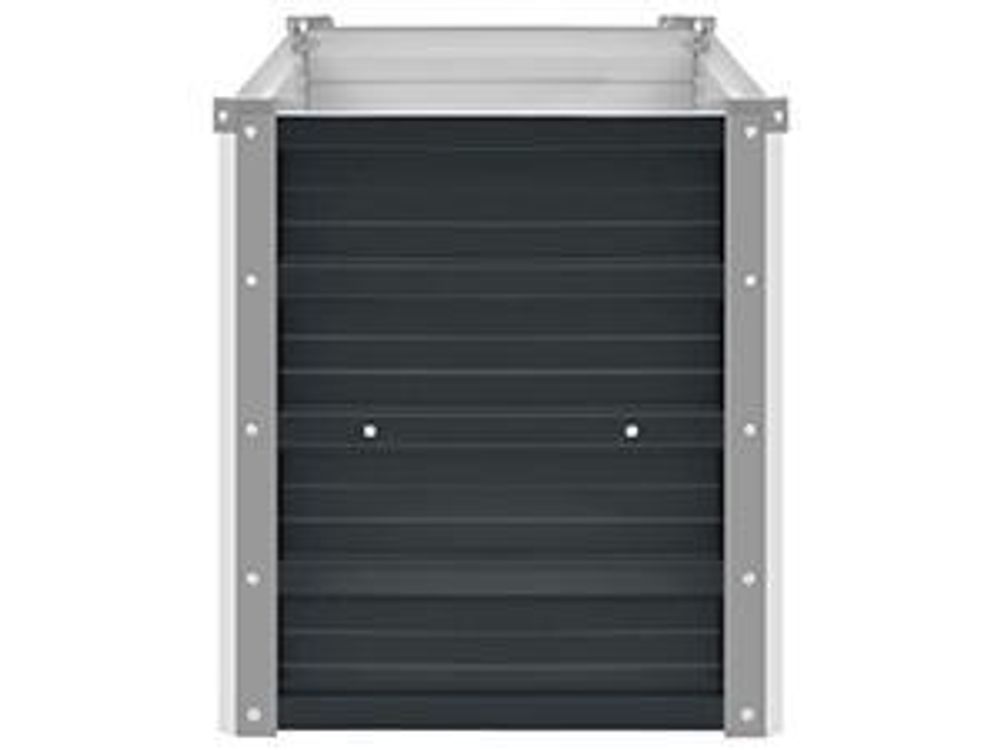 vidaXL Garten-Hochbeet Anthrazit 160 x 40 x 45 cm Verzinkter Stahl