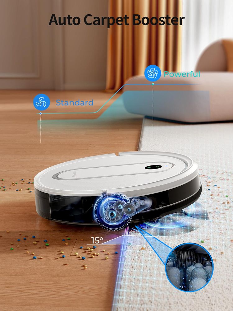 Laresar P10 automatische Teppicherkennung Nahaufnahme