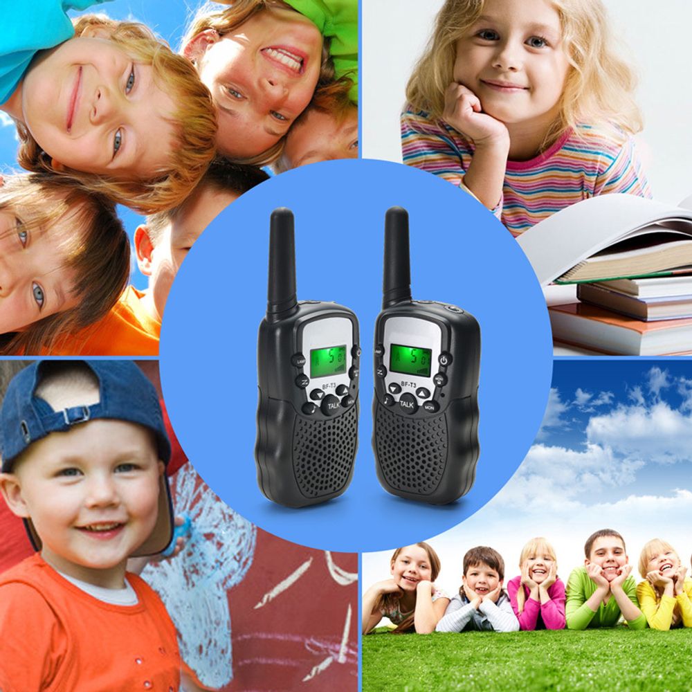 Walkie Talkie Große Reichweite, Funkgerät 8 Kanäle, Reichweite bis zu 3km, Handfunkgerät Walky Talky für Camping Radtouren Retoo