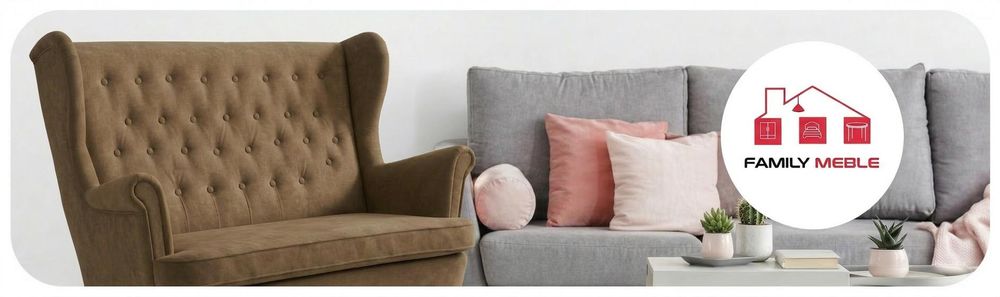 Zweisitzer-Sofa DIANA Royal – Gesteppte Rückenlehne, Velours in Braun, Family Meble