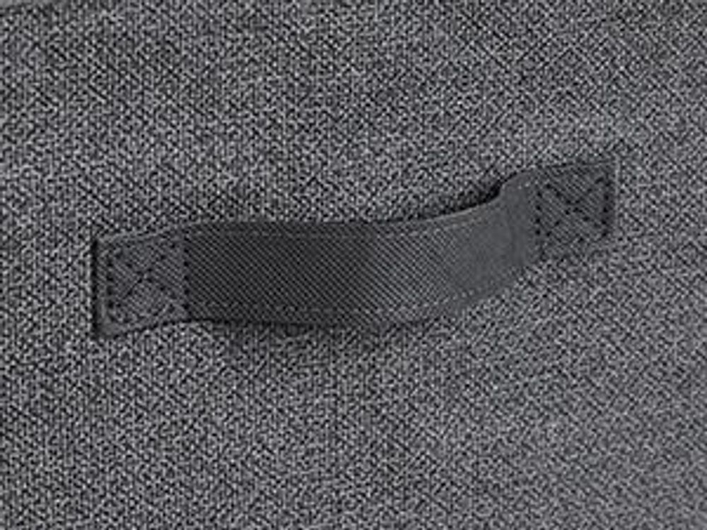 SONGMICS Faltbare Aufbewahrungskisten mit Griffen, 6er Set, Kleidung Organizer, Vliesstoff, 50 x 30 x 30 cm, grau