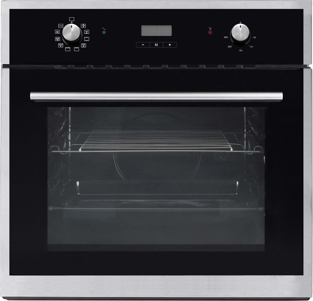 PKM Einbaubackofen Einbauofen Backofen Grill Umluft Teleskopauszug 56L EBO9.4