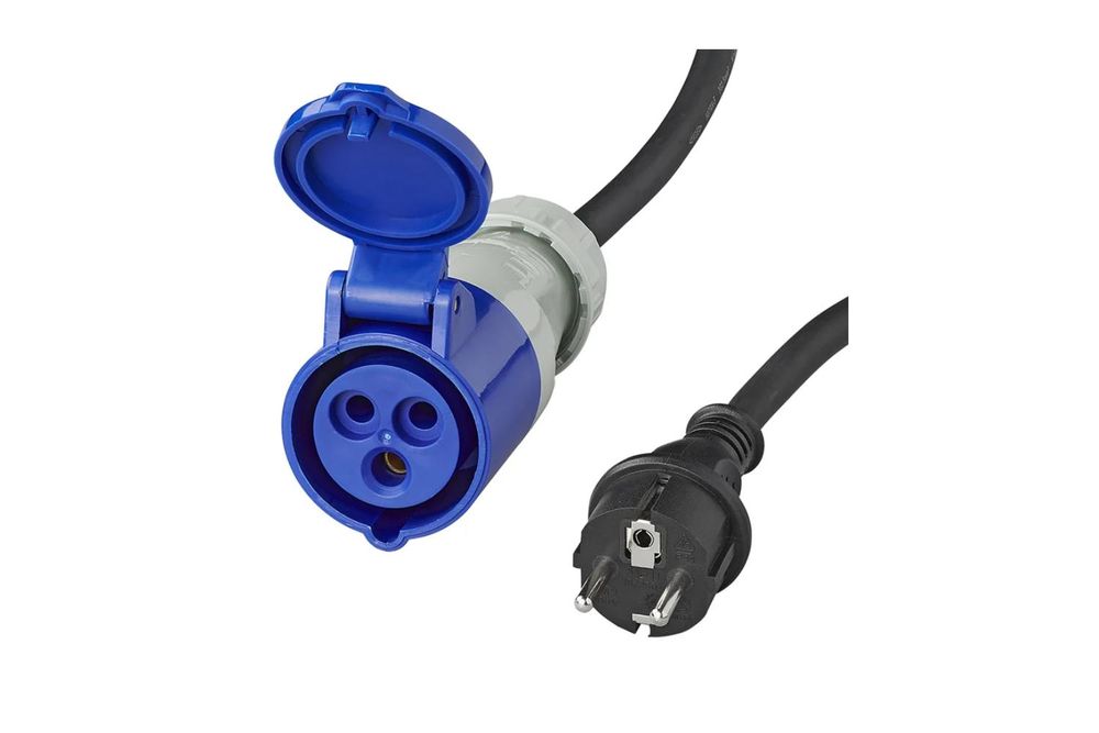 Adapterkabel 40cm von Schukostecker auf CEE