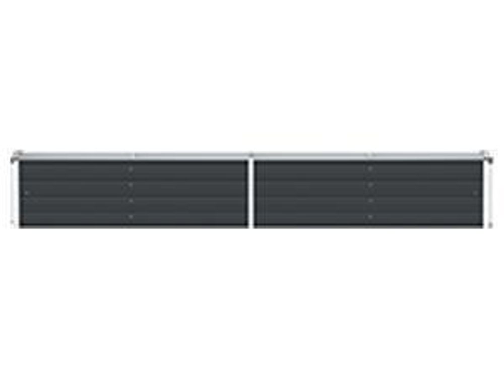 vidaXL Rankgitter 3 Stk. Schwarz 40×100 cm Eisen