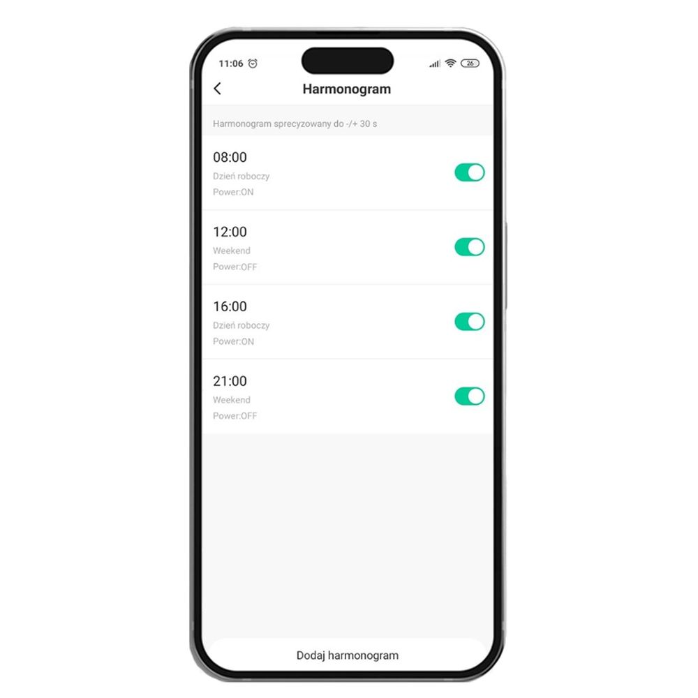 LUMILED Smart WLAN Steckdose, 16A 3680W, Smart Home WiFi Steckdose TUYA Alexa, Google Home Kompatibel Strommessung Sprachsteuerung Zeitschaltuhr